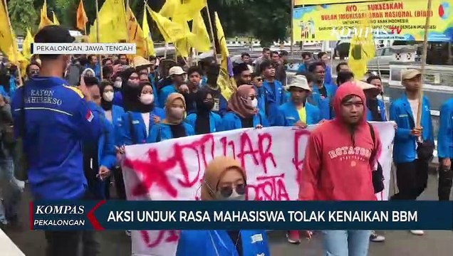 Aksi Unjuk Rasa Mahasiswa Tolak Kenaikan BBM
