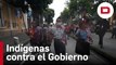 Colectivos indígenas se manifiestan en Guatemala contra Gobierno de Giammattei