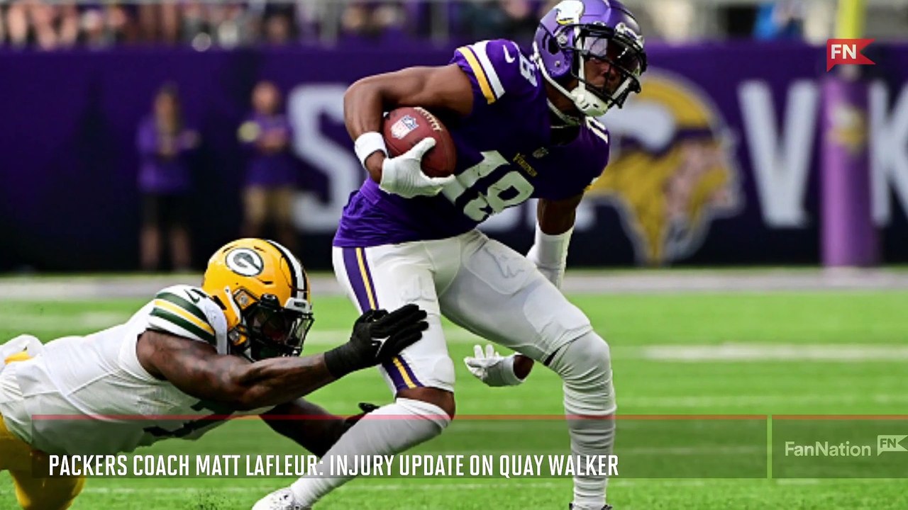 Packers Coach Matt LaFleur On Quay Walker's Debut - Video Dailymotion