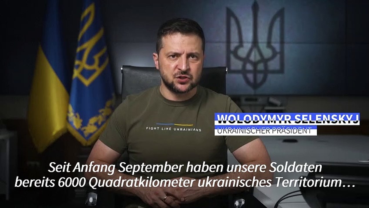 Selenskyj und Blinken berichten über Geländegewinne