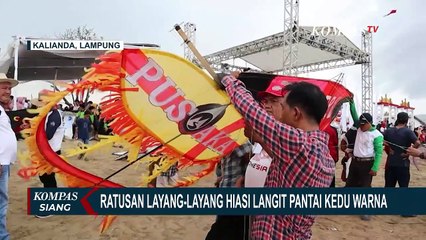 Keren! 6 Provinsi Ini Ikuti Festival dan Terbangkan 728 Layang-layang di Langit Pantai Kedu Warna