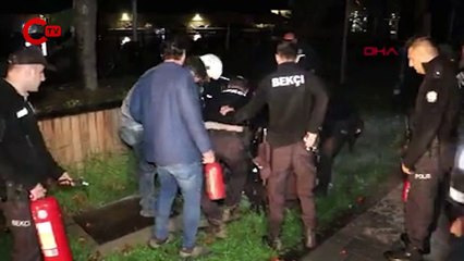 Ehliyeti alındığı için kendisini yakmaya çalıştı