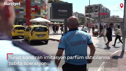Antalya'da imitasyon parfüm satıcılarına operasyon