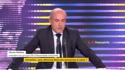 Réforme des retraites, crise de l'énergie, fin de vie... Le "8h30 franceinfo" d'Olivier Marleix