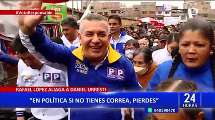 Rafael López Aliaga a Daniel Urresti: "En política si no tienes correa, pierdes"