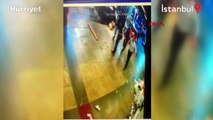 Eminönü Yeraltı Çarşısı'nda silahlı çatışma anı kamerada
