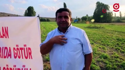 Hırsızlara kızan adam tepkisini akıllara durgunluk veren pankartla gösterdi