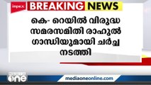 രാഹുൽ ഗാന്ധിയുമായി കെ റെയിൽ വിരുദ്ധ സമര സമിതി ചർച്ച നടത്തി