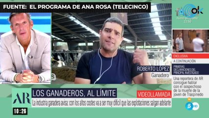 El ganadero Roberto estalla contra Yolanda Díaz: "¿Quién cree que va a pagar el tope a los precios?"