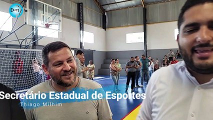 Inauguração Piso da Quadra