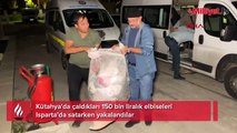 Kütahya'da çaldıkları 150 bin liralık elbiseleri Isparta’da satarken yakalandılar