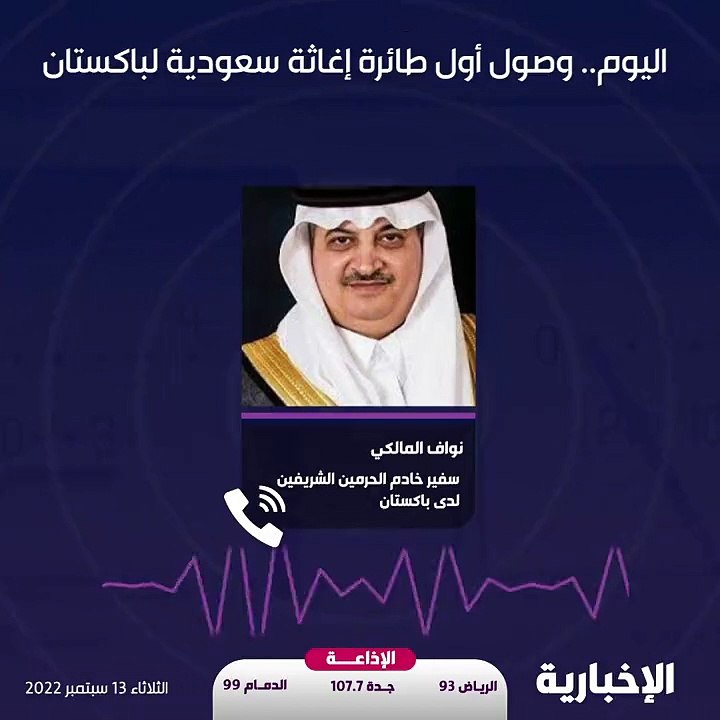 تسيير أولى رحلات الجسر الجوي السعودي لنقل المساعدات الإغاثية إلى باكستان