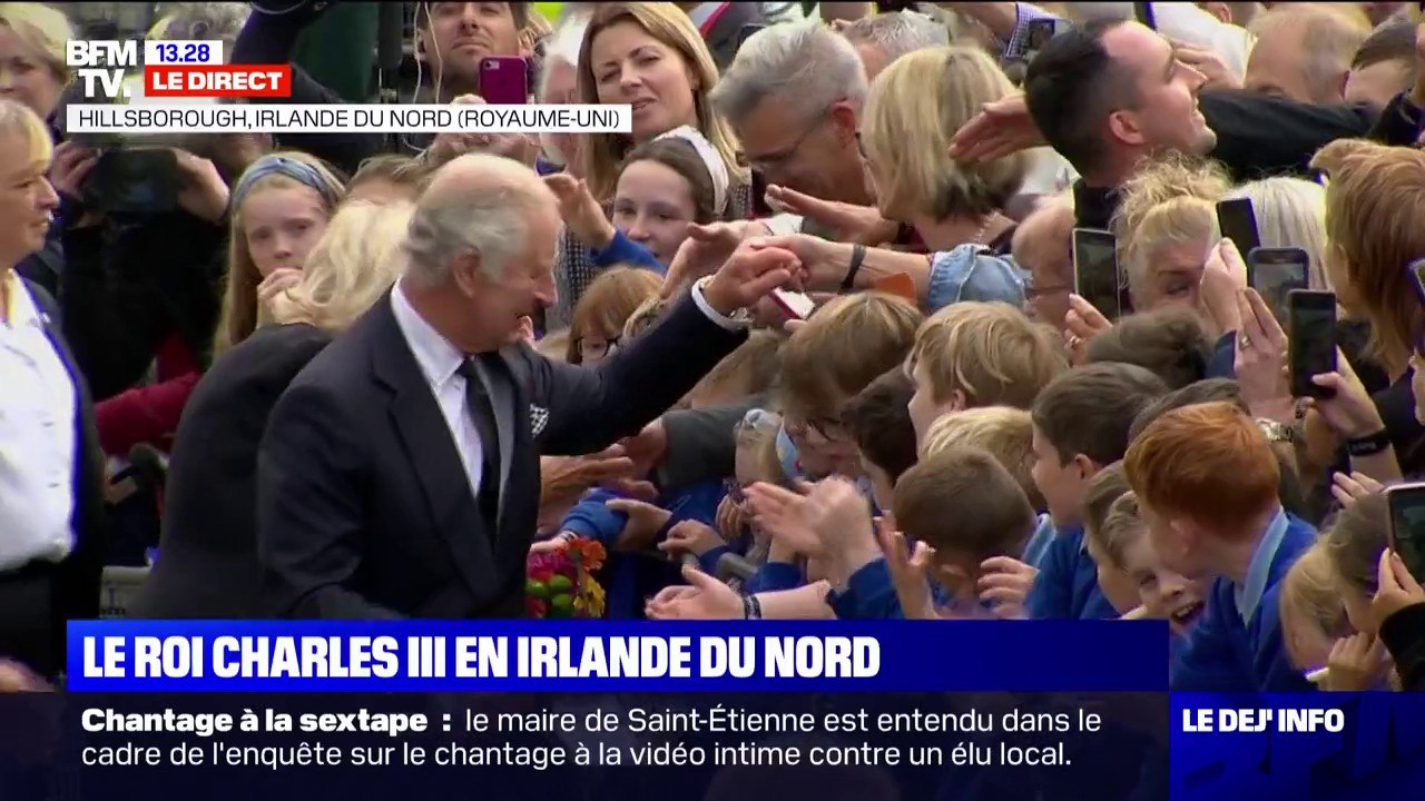 Visite de Charles III en Irlande du Nord: le roi accueilli par un bain de foule