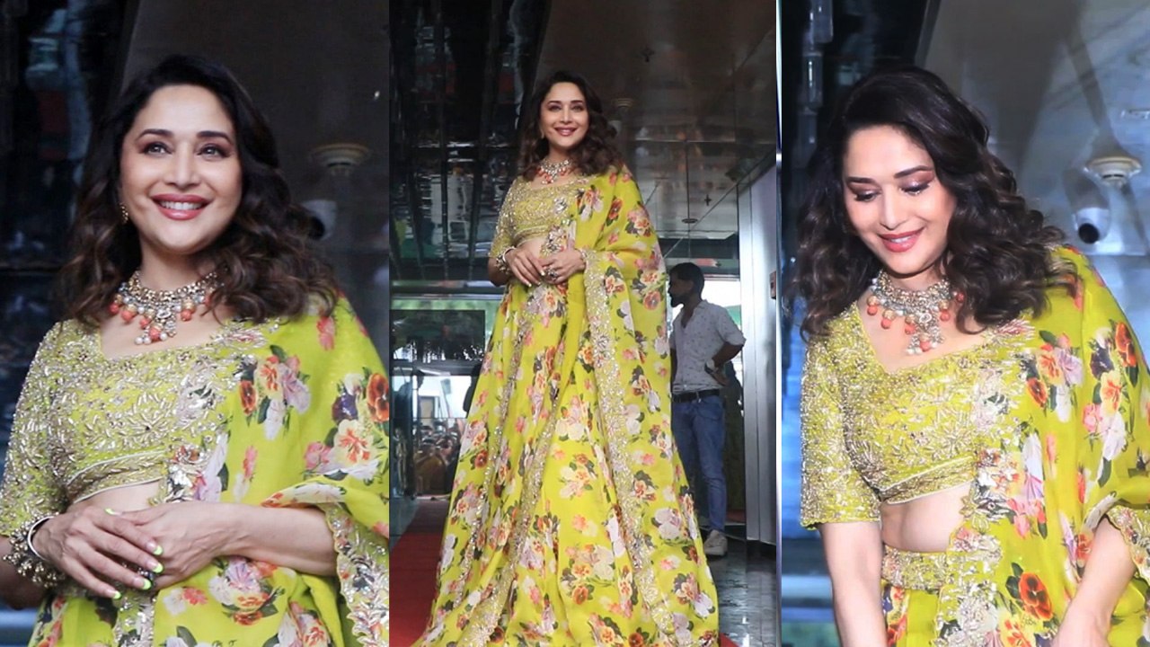 Madhuri Dixit surgery के बाद नही आईं पहचान में, Jhalak Dikhhla Jaa 10 के set पर हुई Spot! FilmiBeat