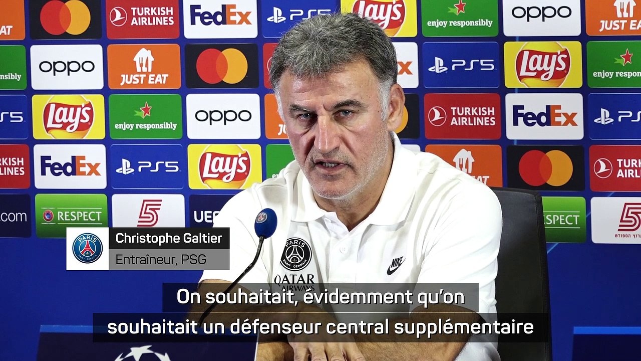 Galtier sur l'absence de Kimpembe : "Il était important à mes yeux, et aux yeux de Luis Campos, d'avoir ce défenseur supplémentaire"
