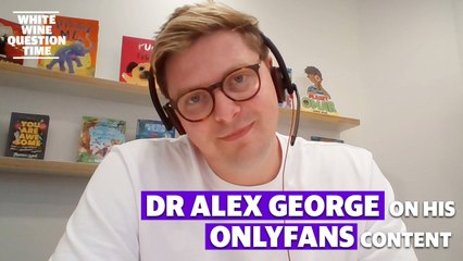 Dr Alex George talk about his unlikely appearance on OnlyFans