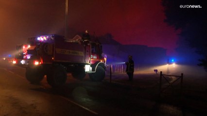 Le département français de la Gironde de nouveau en proie aux flammes