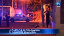 Un hombre quedó herido tras ser baleado con un fusil