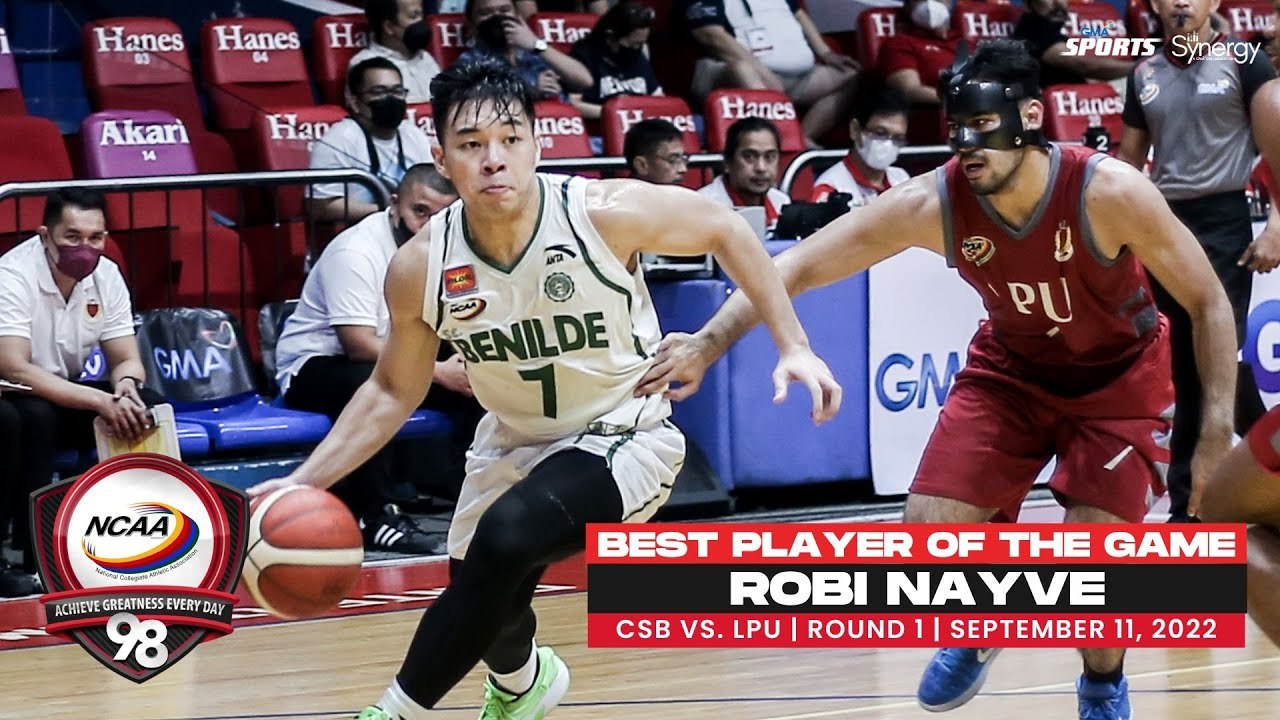 NCAA Season 98 | Best Player: Robi Nayve (CSB v...