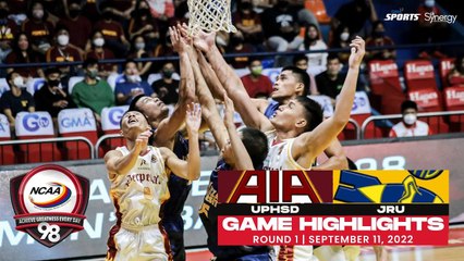 NCAA Season 98 | Game Highlights (UPHSD vs JRU) | Men's Basketball Round 1