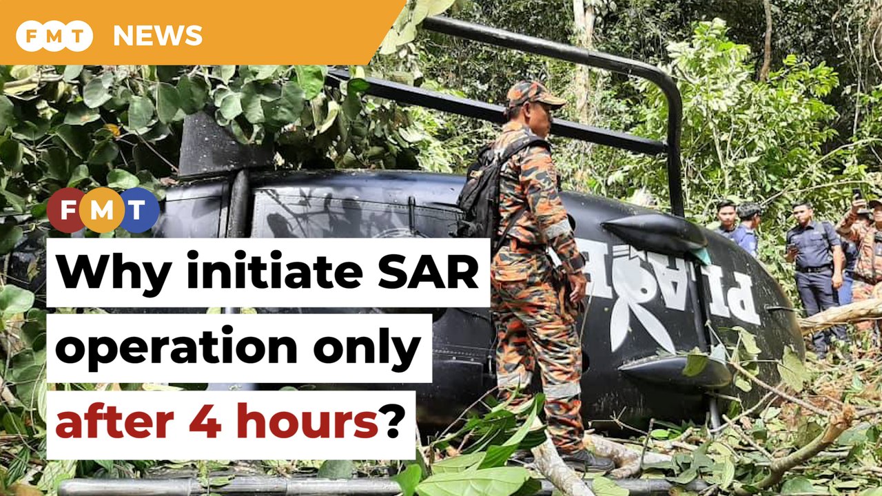 Why was SAR initiated 4 hours after chopper crash, ask pilots