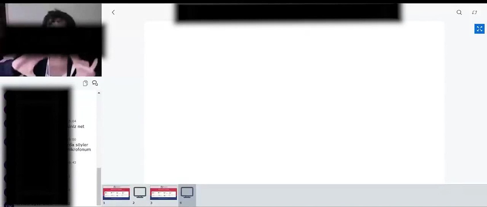 Uzaktan eğitim yayınında Sex yapan öğrenci Merve