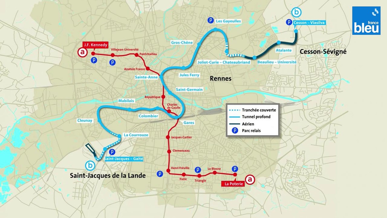 Ligne B du métro de Rennes. Reportage autour de la station Cesson-Via Silva