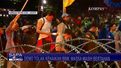 Demo Kenaikan Harga BBM, Dua Kelompok Massa Ricuh di Area Patung Kuda Jakarta