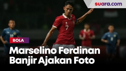 Bak Artis, Marselino Ferdinan dan Ronaldo Kwateh Banjir Ajakan Foto dari Suporter usai Latihan