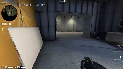 How to Smoke T Ramp on Vertigo, option 1 - CSGO