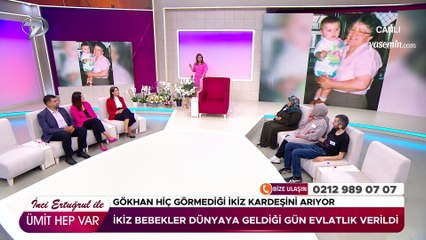 'İnci Ertuğrul ile Ümit Hep Var' programında gözyaşları sel oldu!