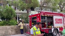 Beşiktaş'ta bir binada yangın çıktı: 3 kişi dumandan etkilendi