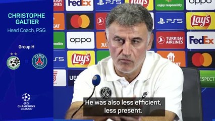 'Neymar was aware of underperformance' - Galtier