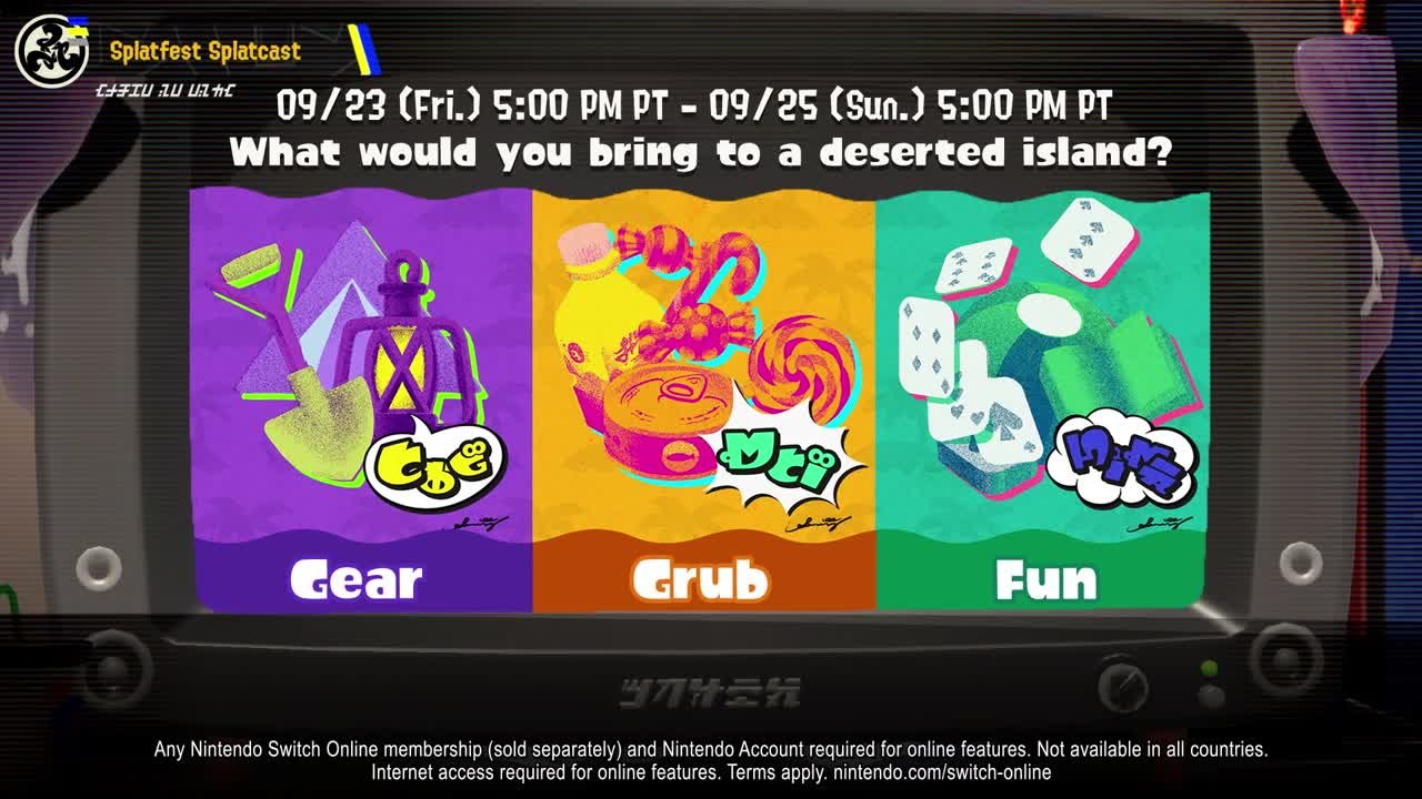 Splatoon 3 : le premier Splatfest arrive