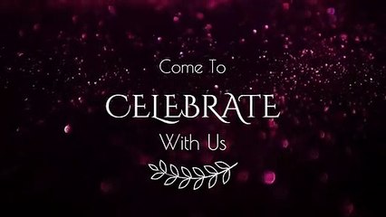 Bokeh Wedding invitation video __ Bokeh Video __ Save the Date Video __
