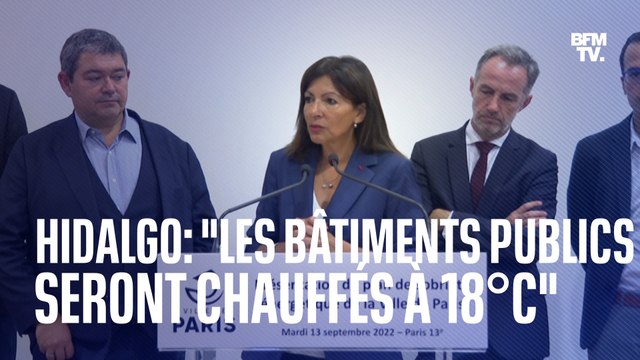 Paris: Anne Hidalgo annonce que les bâtiments publics seront chauffés à 18°C, hors Ehpad et crèches