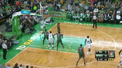Avery Bradley over the backboard shot - 2013
