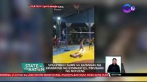 Volleyball game sa batangas na sinabayan ng gymnastics, pinusuan ng netizens | SONA