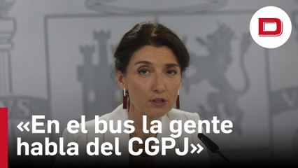 Llop: «A veces voy en metro y la gente habla de la renovación del CGPJ»