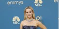 Reese Witherspoon Wore a Navy Blue Strapless Gown Covered in Sequins to the 2022 Emmys