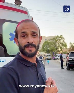 شاهد عيان يروي لـ رؤيا تفاصيل انهيار العمارة السكنية في اللويبدة