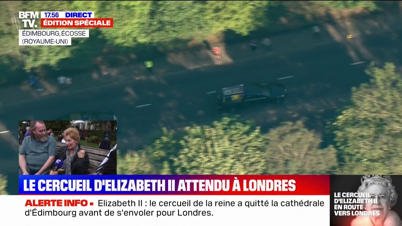 Londres: des Britanniques attendent le cercueil de la reine à Westminster Hall, où ils pourront lui rendre hommage pendant 4 jours