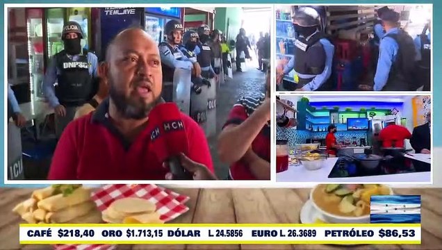 #HCHSPS | Antimotines ejecutan orden de desalojo en dos locales de mercado sampedrano