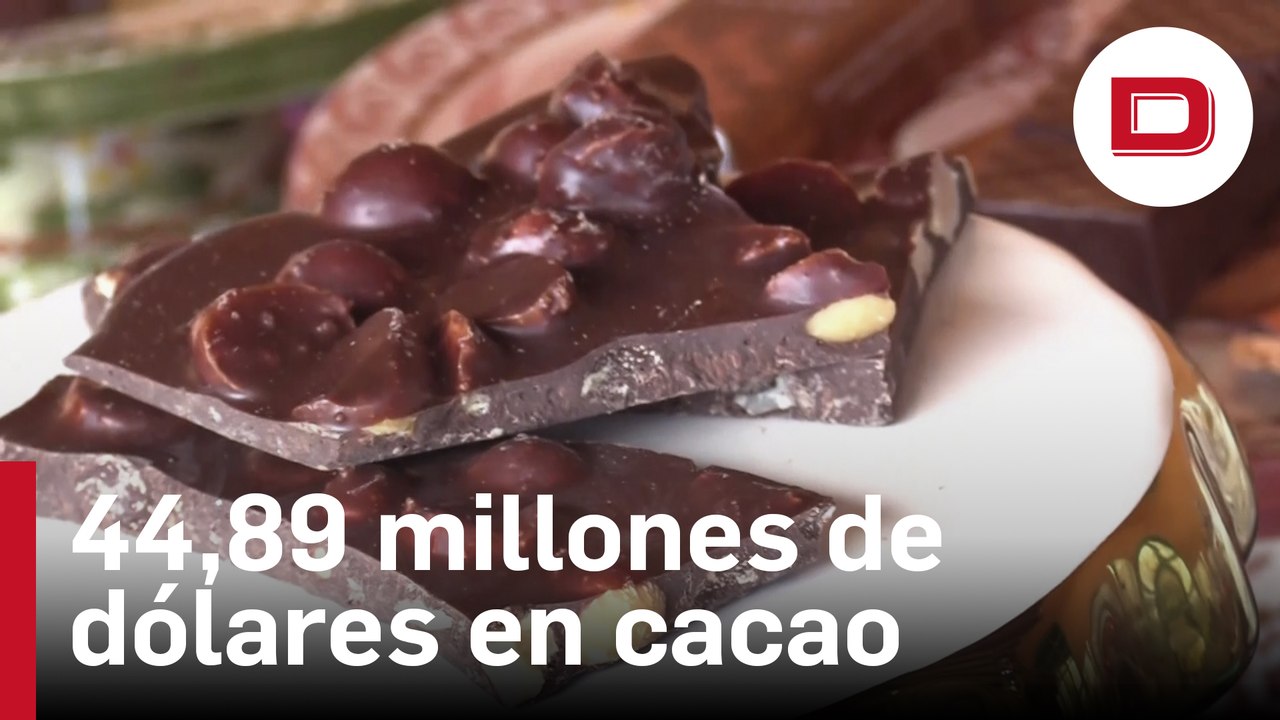 Venezuela exportó 44,89 millones de dólares en cacao y sus preparaciones