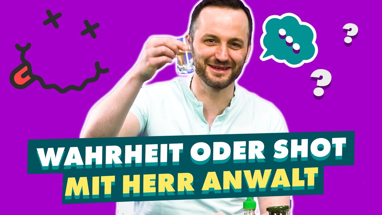 Herr anwalt spielt wahrheit oder shot!