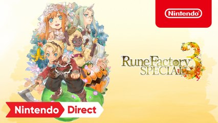 Rune Factory 3 Special - Tráiler Nintendo Direct