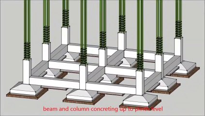 Animation video for sub structure detailing _ RCC building