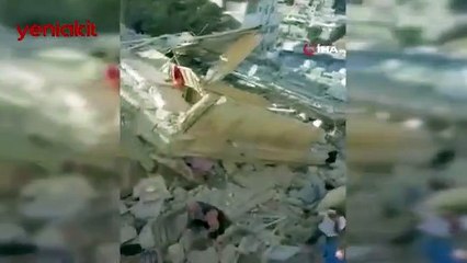 Ürdün'de 4 katlı bina yerle bir oldu! Ölü ve yaralılar var