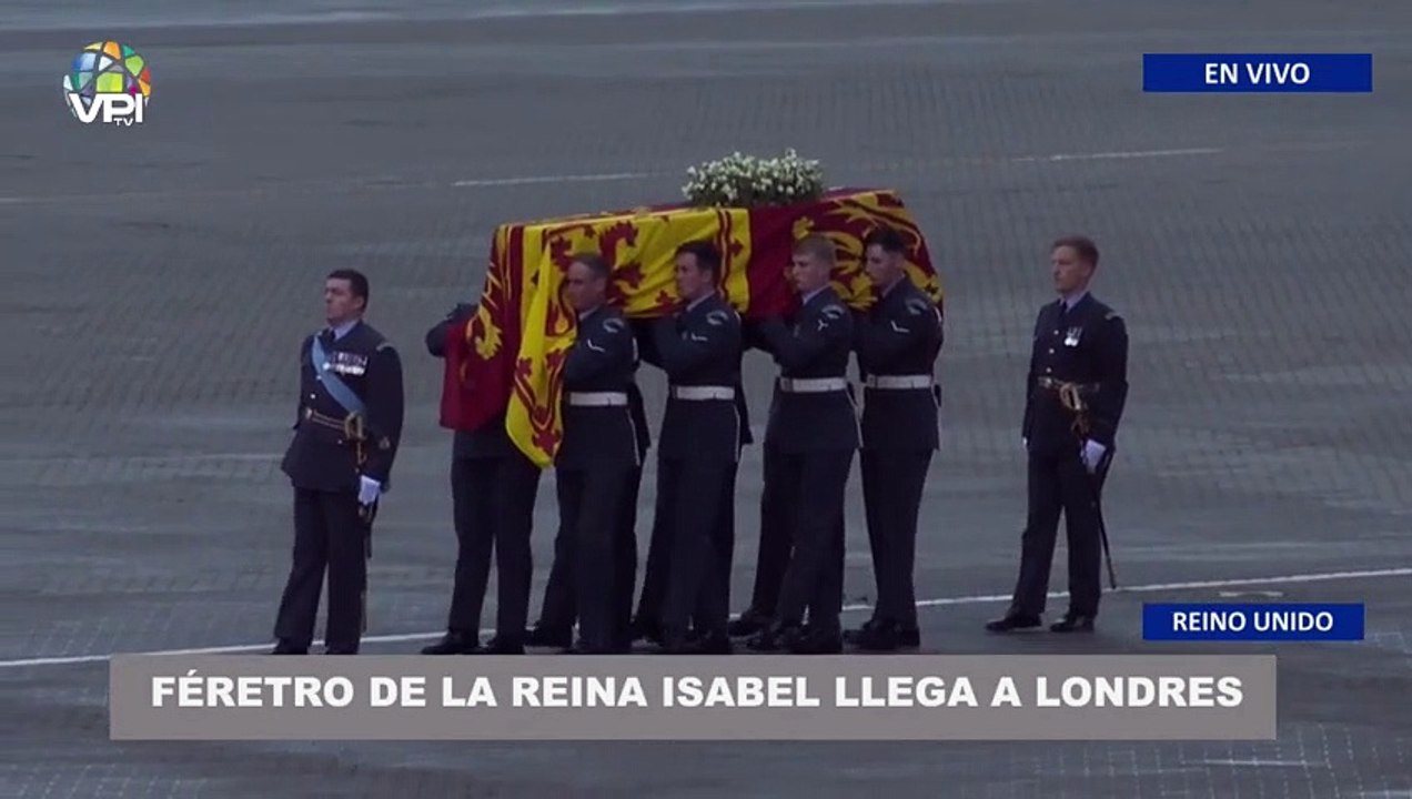 En Vivo Féretro de la Reina Isabel II llega a Londres