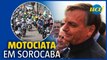 Bolsonaro faz motociata com apoiadores em Sorocaba